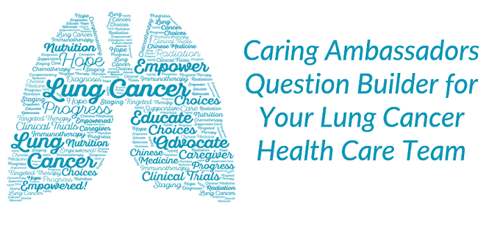 Welcome to Lung Cancer Question Builder;